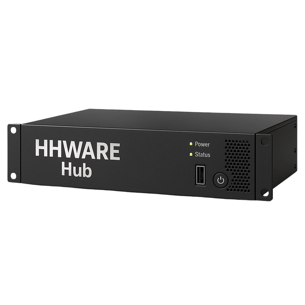HHWARE Hub Vorderansicht